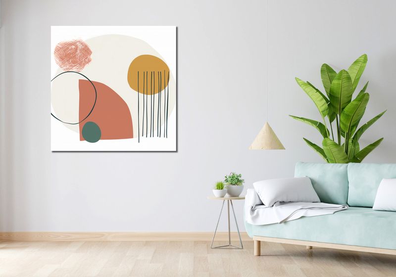 Obraz 100x100cm Widok nad Horyzontem zdjęcie 2