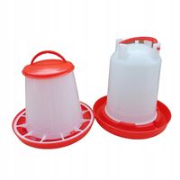 Zestaw dla kurczaków kur DRÓB 1,5L poidło+karmnik 1,5kg starter dla piskląt