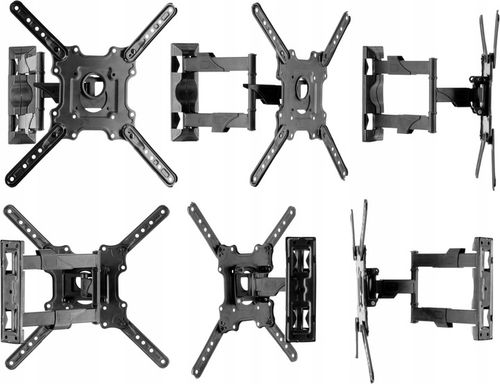 UCHWYT DO TELEWIZORA TV 32-55" WIESZAK REGULOWANY ŚCIENNY + CZĘŚCI na Arena.pl