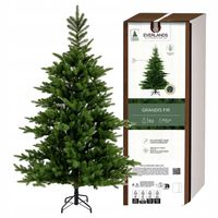 Choinka sztuczna Jodła olbrzymia 210 cm zielona PE/PVC jak żywa