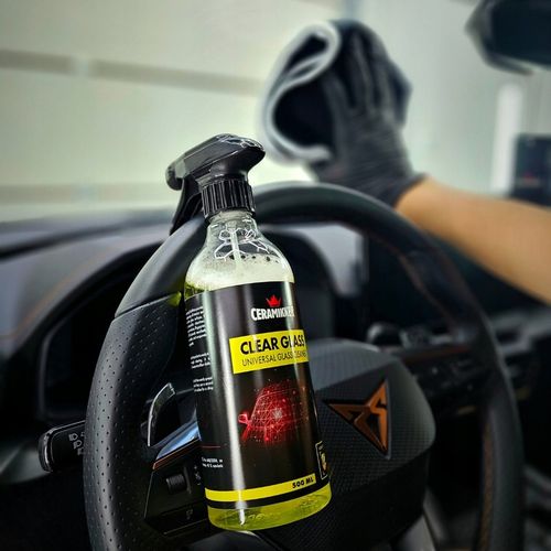 Płyn do Mycia Szyb Samochodowych Lusterek BEZ SMUG Clear Glass Cleaner na Arena.pl