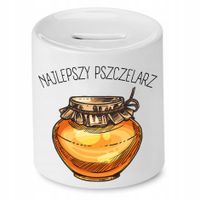 Skarbonka Dla Pszczelarza Najlepszy Pszczelarz Z Nadrukiem Ze Zdjęciem