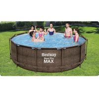 basen ogrodowy stelażowy 366 x 100 cm zestaw 18w1 bestway 56709