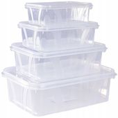 pojemnik master food - kpl transparent