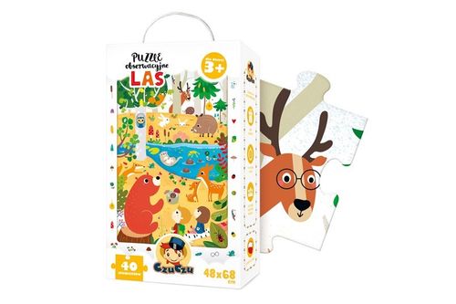 CzuCzu Puzzle obserwacyjne Las 40 elementów na Arena.pl