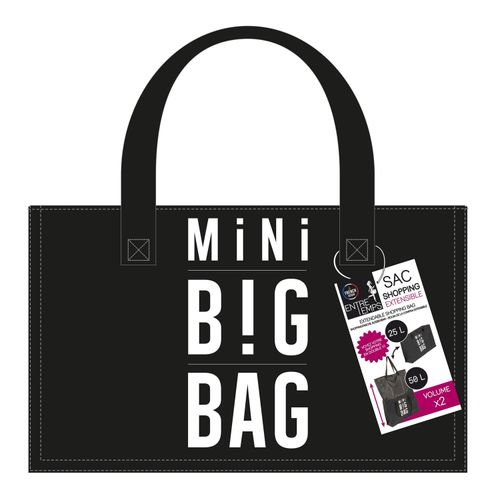 Rozkładana torba na zakupy rozmiar M czarna na Arena.pl