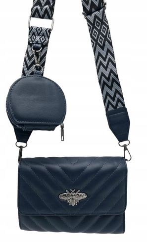 Victoria J. - torebka przeszycia pszczoła pasek BOHO granatowy VJ-942 na Arena.pl