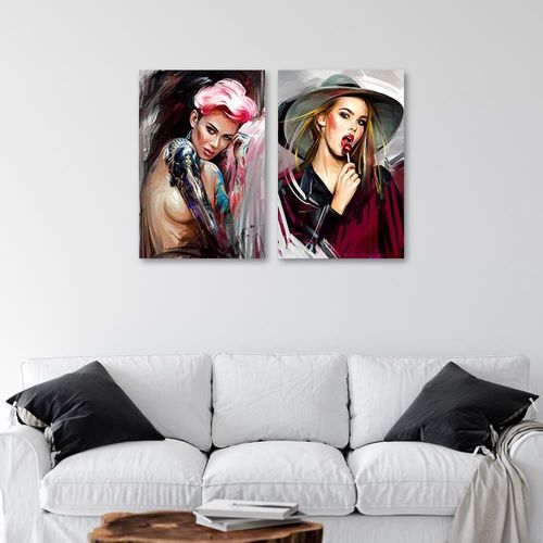 Deco Panel, Dziewczyna z tatuażami 70x100 na Arena.pl