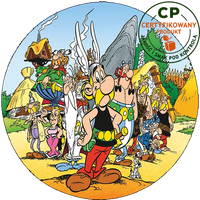 Opłatek waflowy na tort - ASTERIX & OBELIX