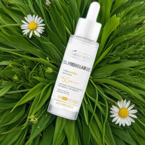BIELENDA SUPREMELAB EMULSJA OPALANIA OCHRONNA SPF50 PA ++++ UVA UVB IR HEV na Arena.pl