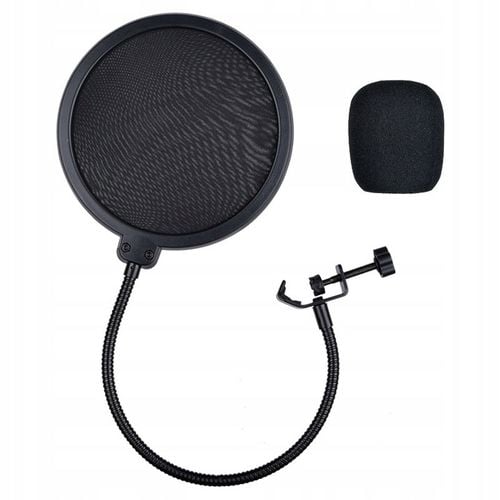 MIKROFON POJEMNOŚCIOWY USB + STATYW UCHWYT POP FILTR KOSZ DNA PODCAST 700 na Arena.pl