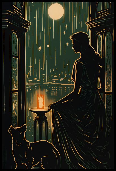 Plakat 61x90,5cm Nocne Szeptanie zdjęcie 2