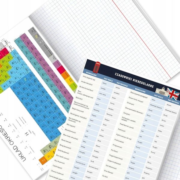 ZESTAW 10 ZESZYTÓW TEMATYCZNYCH PRZEDMIOTOWYCH ZE ŚCIĄGĄ 60k A5 INTERDRUK zdjęcie 8