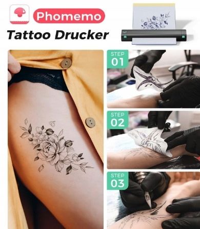 MASZYNA DO TATUAŻY DRUKARKA SZABLONÓW TERMICZNYCH STUDIO TATUAŻU M08F BT na Arena.pl