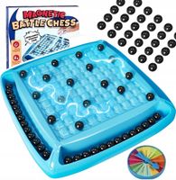 GRA MAGNETYCZNA RODZINNA PLANSZOWA MAGNETYCZNE KAMIENIE 20 KULEK DO GRY