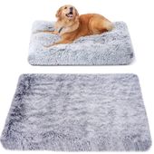 pluszowe prostokątne legowisko kojec dla psa kota poduszka posłanie 120x80