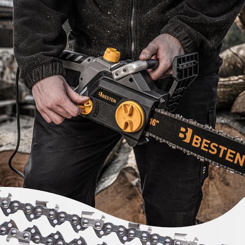 PIŁA ŁAŃCUCHOWA PILARKA ELEKTRYCZNA DO DREWNA 2400W PROWADNICA 40CM + OLEJ na Arena.pl