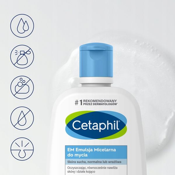 Cetaphil EM do mycia Emulsja micelarna 486 ml zdjęcie 10
