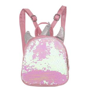 Plecak przedszkolaka cekinowy mini jednorożec różowy
