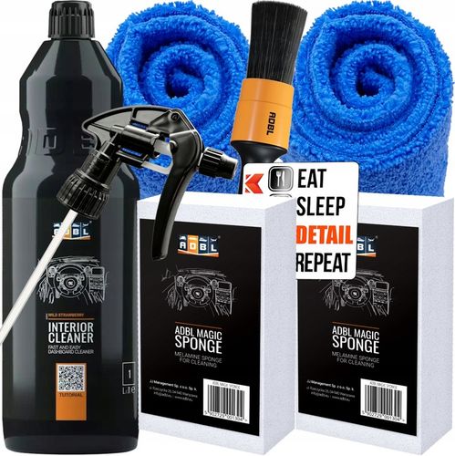 ADBL ZESTAW INTERIOR CLEANER 1L DO CZYSZCZENIA PLASTIKÓW KOKPITU AKCESORIA na Arena.pl