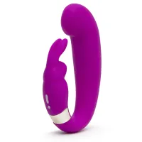 happy rabbit g-spot clitoral curve - model z podwojną stymulacją, fioletowy