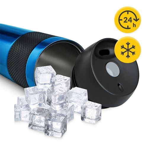 KUBEK TERMICZNY TERMOS NA KAWĘ HERBATĘ GORĄCY NAPÓJ SZCZELNY PODRÓŻNY 450ML na Arena.pl