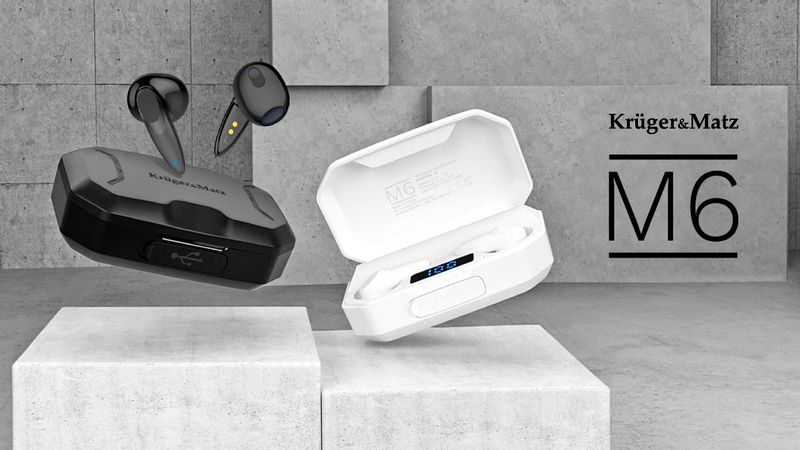 Słuchawki Bluetooth K&M POWERBANK ładowarka USB zdjęcie 4