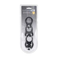 silicone training cockring set of 3 - s/m/l - black