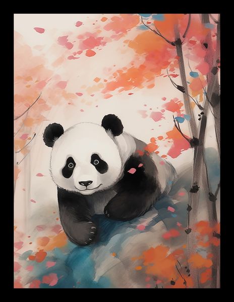 Plakat 15x20cm Panda wśród Klonów zdjęcie 2