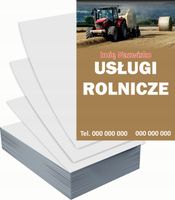Ulotki A5 reklamowe firmowe 100 szt projekt w cenie USŁUGI ROLNICZE