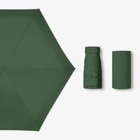 Przenośny parasol/ochrona UV/Wyczyść parasol/ciemnozielony
