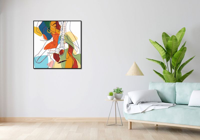 Plakat 80x80cm Wewnętrzna Muza zdjęcie 4