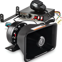 SYRENA MEGAFON KLAKSON 200W 9 TONÓW FANFARA POLICJA STRAŻ GŁOŚNA 130dB