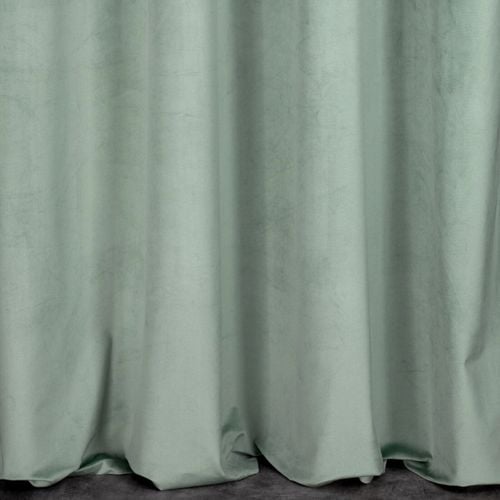 Zasłona zaciemniająca welwetowa na taśmie MELANIE 140X270 j. miętowa na Arena.pl