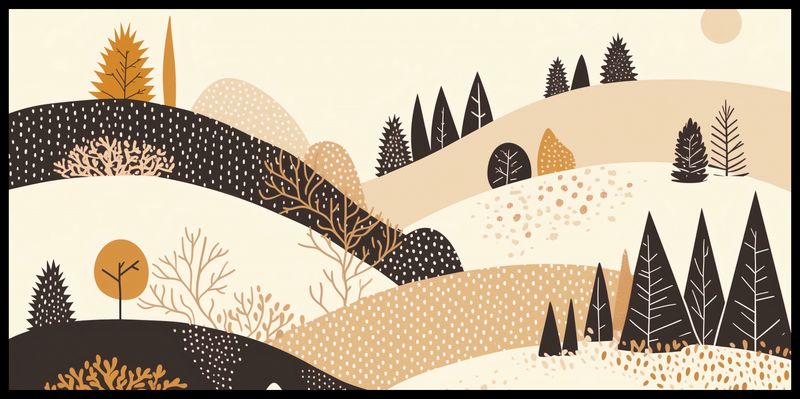 Plakat 91,3x44,5cm Jesień w Wzgórzach zdjęcie 2