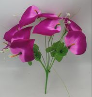 bukiet kwiaty kalie 10 kwiatów fioletowe 40 cm