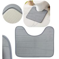 Dywanik Łazienkowy z Wycięciem pod WC do Łazienki Mata Antypoślizgowa