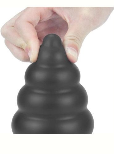Duży wibracyjny korek analny zdjęcie 3