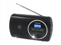 MAŁE ZGRABNE KUCHENNE RADIO PRZENOŚNE FM SIECIOWE + BATERIE USB LCD HYUNDAI