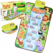 MATA INTERAKTYWNA GRAJĄCA DLA DZIECI EDUKACYJNA ZABAWA MUZYCZNA I RUCHOWA