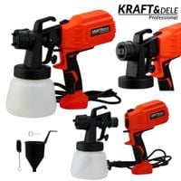Pistolet do malowania 650W 230V Zbiornik 1000 ml Dysza 2.5 mm Kraft&Dele