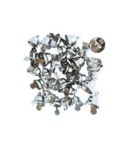 DZWONECZKI METALOWE MIX SREBRNE 30 SZT DPME-001 DP CRAFT