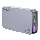 płaska ładowarka sieciowa ugreen nexode pro 65w, gan, 2x usb-c + usb