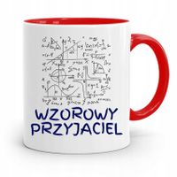 Kubek Czerwony Dla Przyjaciela Wzorowy Przyjaciel Z Nadrukiem Ze Zdjęciem