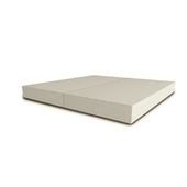 Składany materac dwuczęściowy pod drabinkę 100x100x10 cm Kometa popielaty