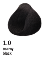 Allwaves Cream Color farba do włosów, koloryzacja trwała, 100 ml 1.0 czarny