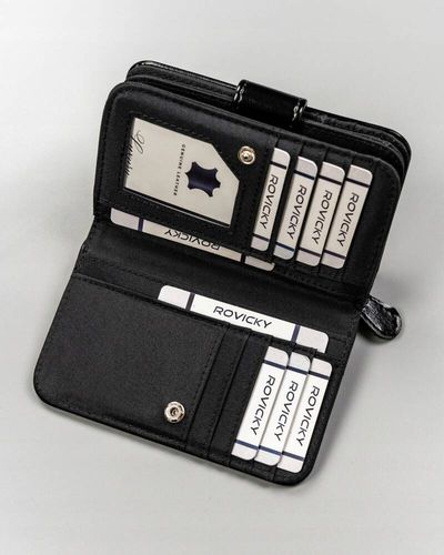 duży, pojemny portfel damski ze skóry ekologicznej - 4u cavaldi na Arena.pl