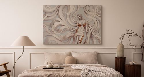 Obraz Canvas Do Salonu Piękna Grecka MEDUZA Portret Bogini 40cm x 30cm na Arena.pl