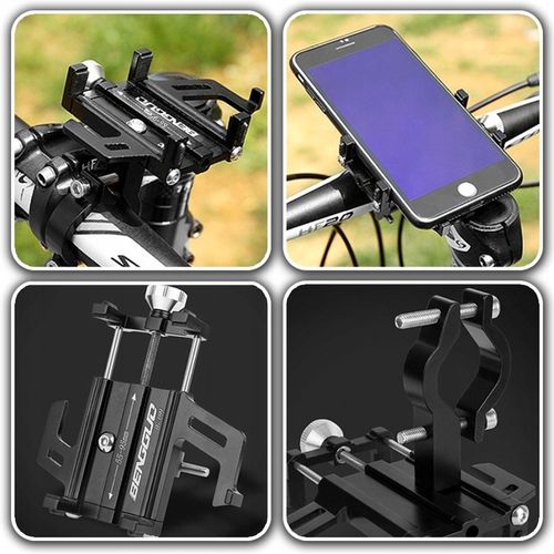 UCHWYT ROWEROWY NA TELEFON MONTOWANY NA KIEROWNICĘ ROWERU ALUMINIOWY na Arena.pl