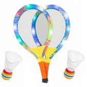 RAKIETKI PALETKI BABINGTON Z LOTKAMI RAKIETY TENISOWE ŚWIECĄCE BADMINTON LE